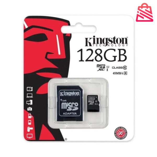 128 GB เมมโมรี่การ์ด ยี่ห้อ Kingston Micro SD