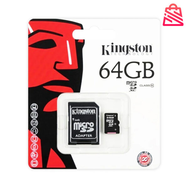 64 GB เมมโมรี่การ์ด ยี่ห้อ Kingston Micro SD