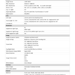 DS-2CE10DF0T-LFS (2MP)